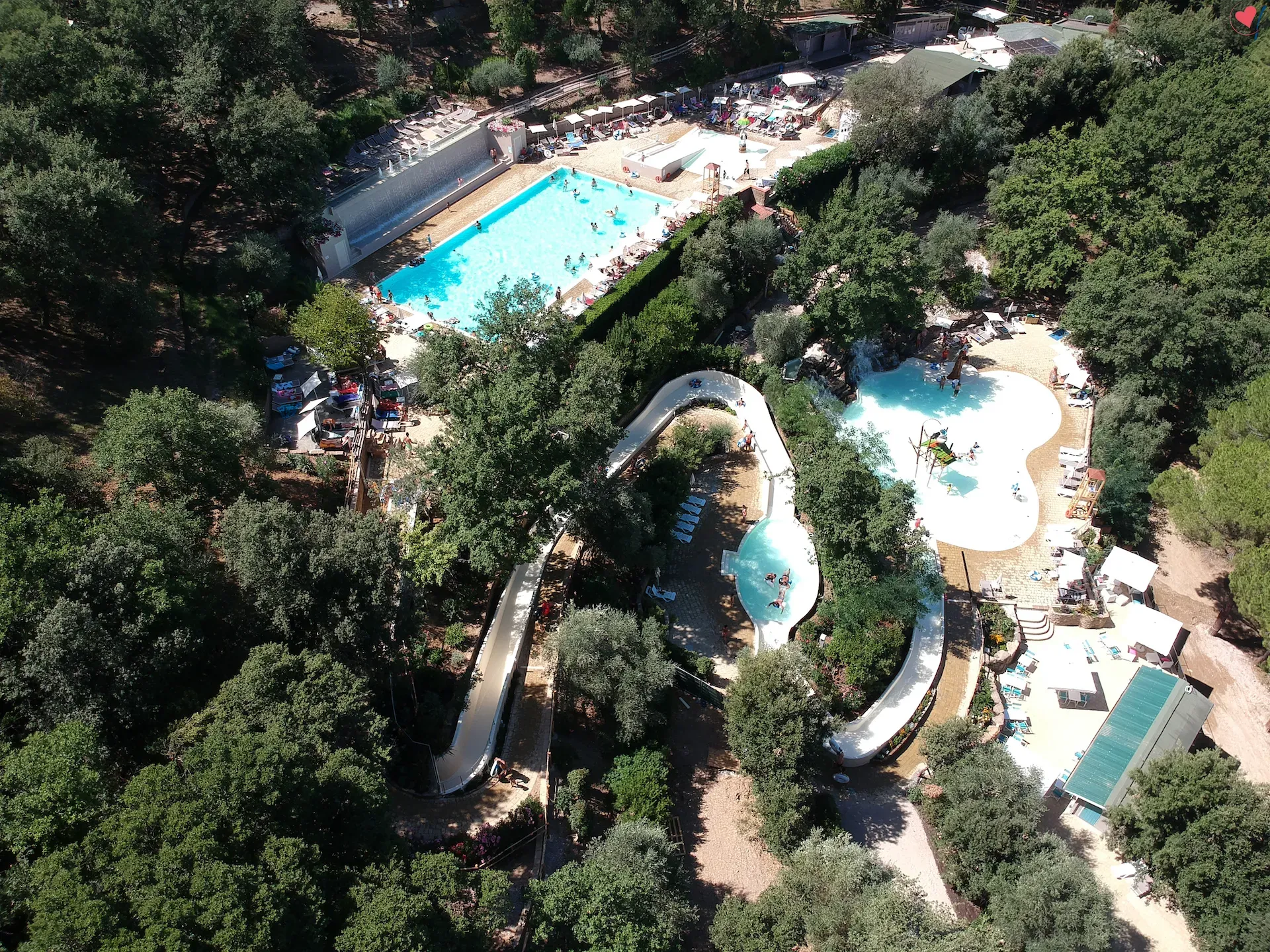 New swimming pools park at Vallicella Glamping Resort